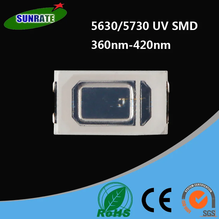 Заводская УФ 365nm 420nm 5730 smd led технический