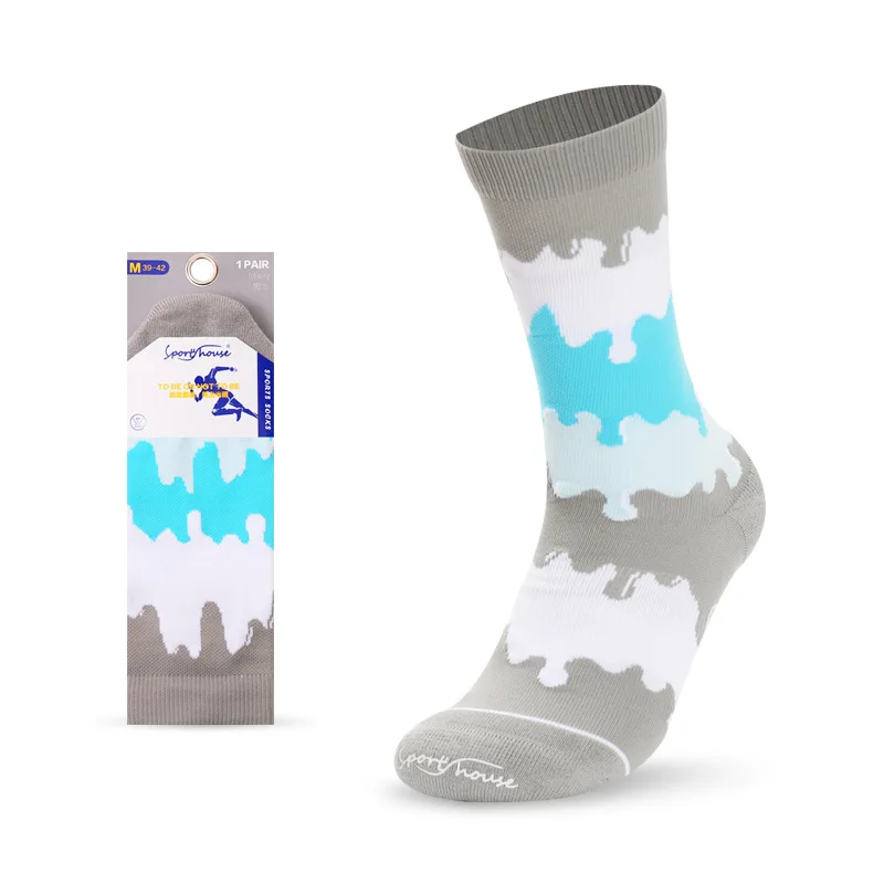 sport skating colorful  unisex socks custom logo cotton crew for men or women
