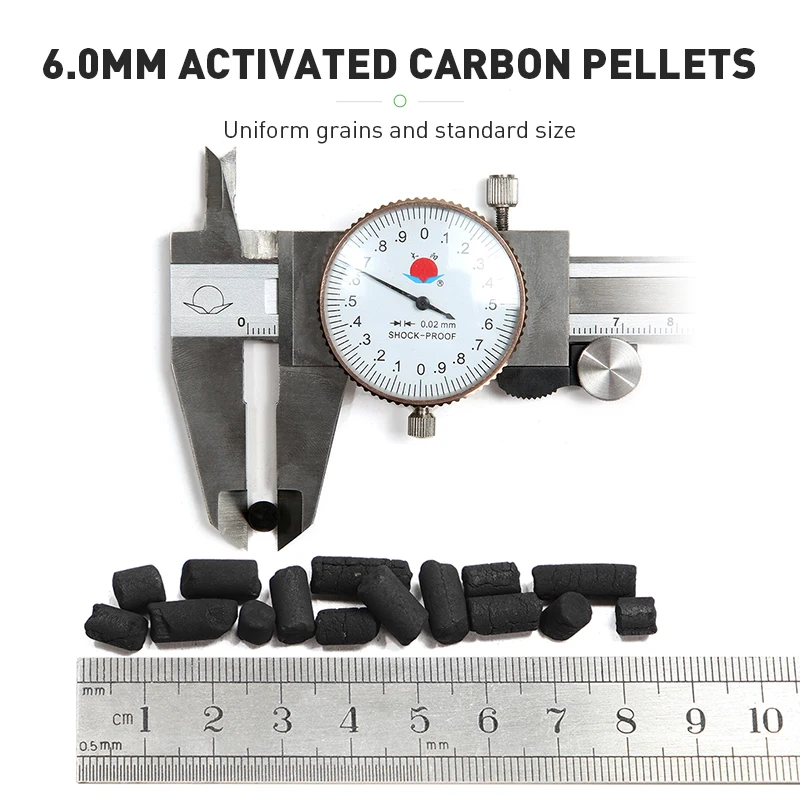 1.5mm - 6mm Air Treatment Coal Based Activated Carbon Pelletized
