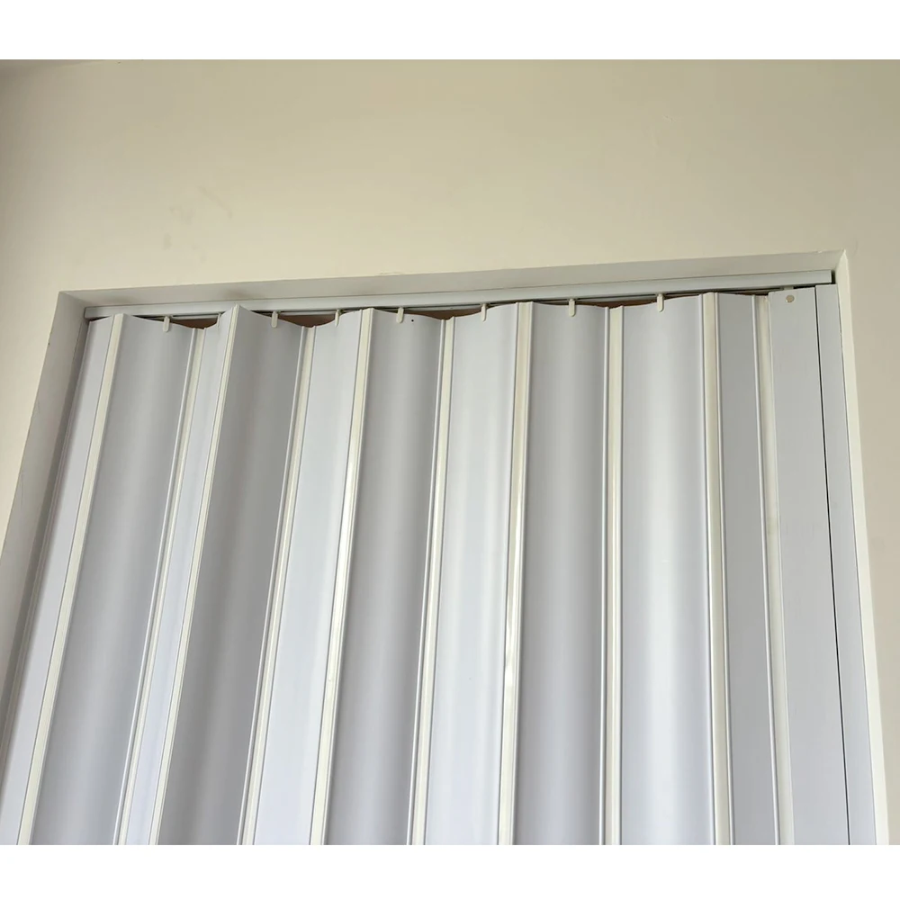 Wholesale Upvc Folding Doors And Windows Soundproof Pvc Folding Concertina Door Internal Plastic Folding Concertina Door