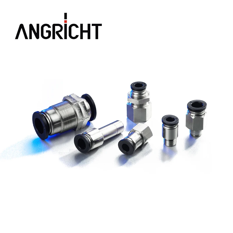 R G thread Pneumatic quick tube connector,push in air hose fitting