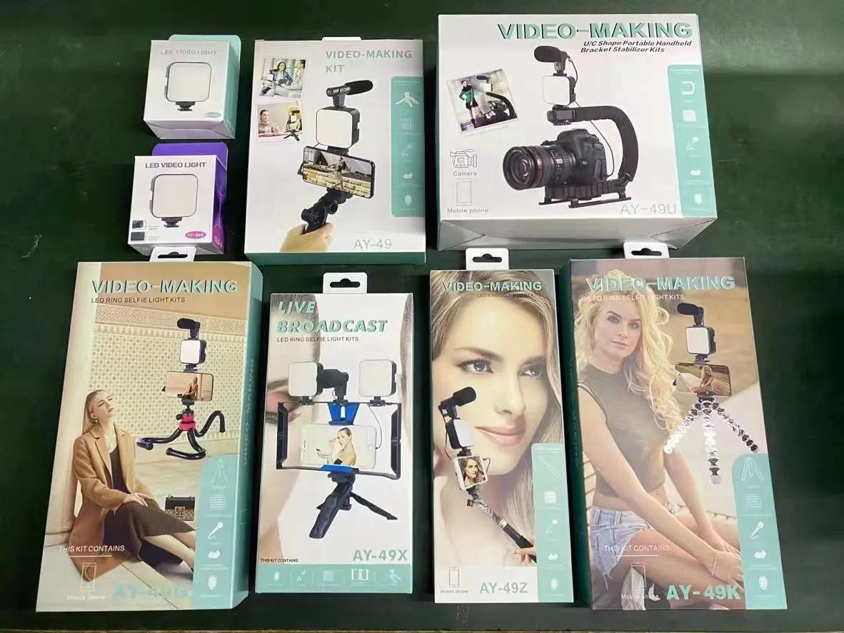 Hot Selling Studio Microphone Professional Cardioid Microphone cell phone cage kit Studio Video Vlogging Recording Shotgun Mic