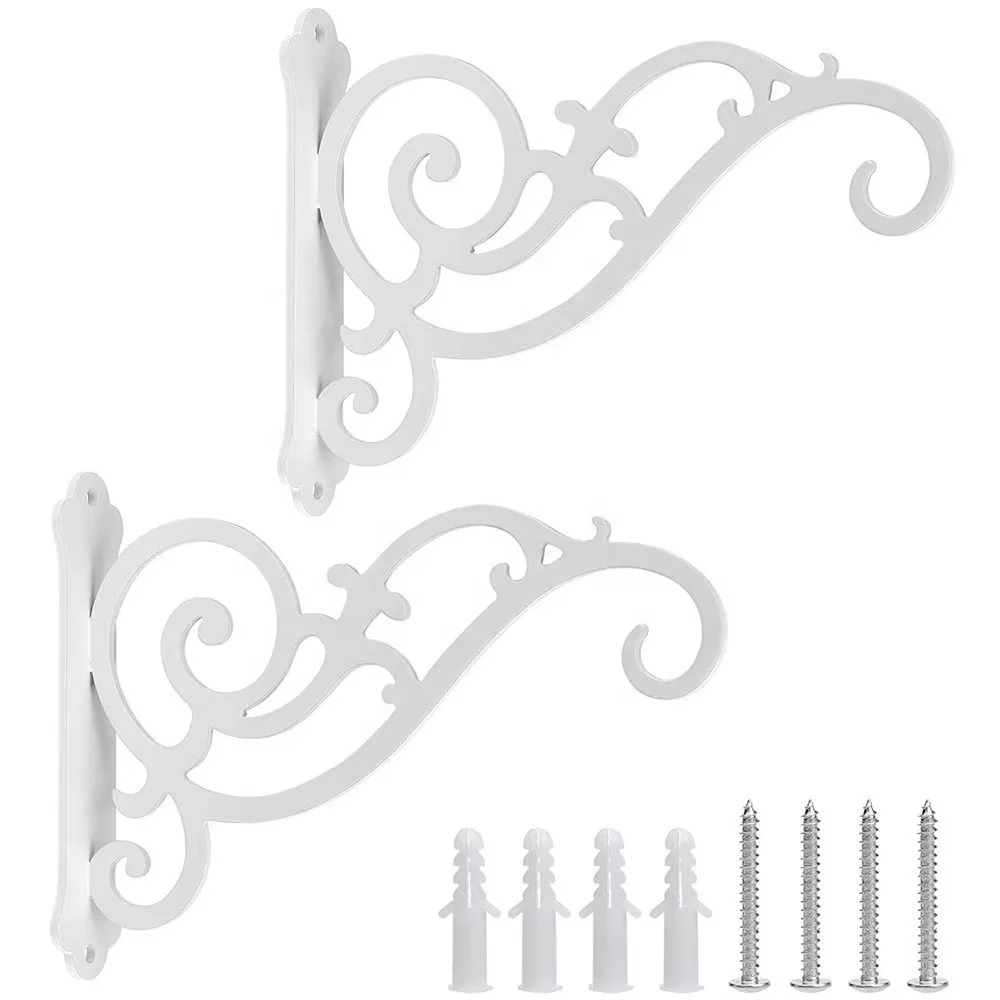 Outdoor and indoor small decorative iron wall hooks for hanging lantern