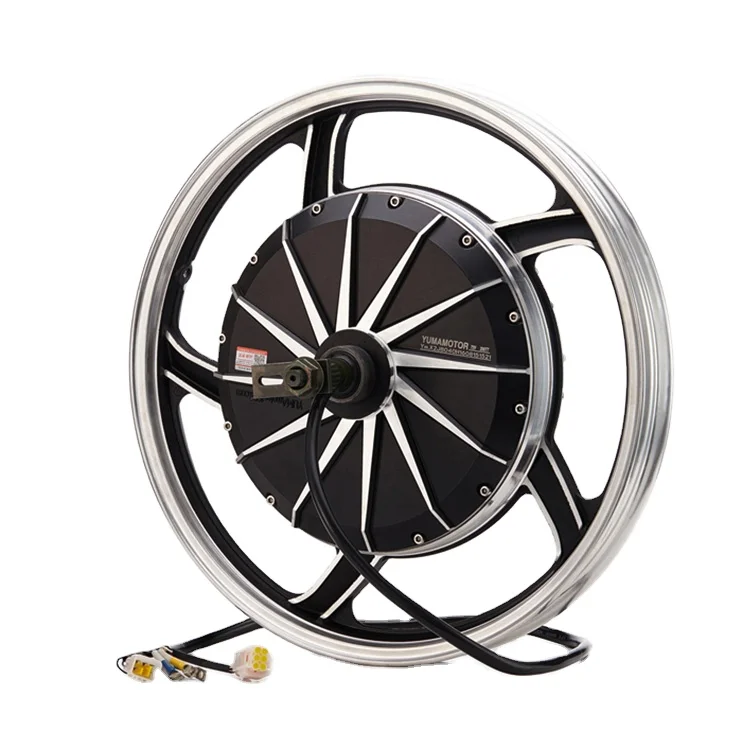 17 Inch 5kw Drum Brake high power dc brushless Electric Hub Motor For Motorcycle