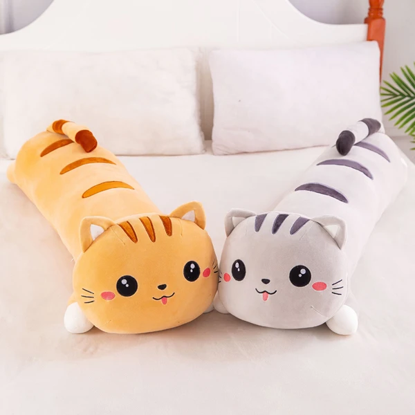 cat Pillow factory outlet Plush toys 130 cm New fashion  big size stuffed animals washable plush Kitten kids toys bedroom pillow