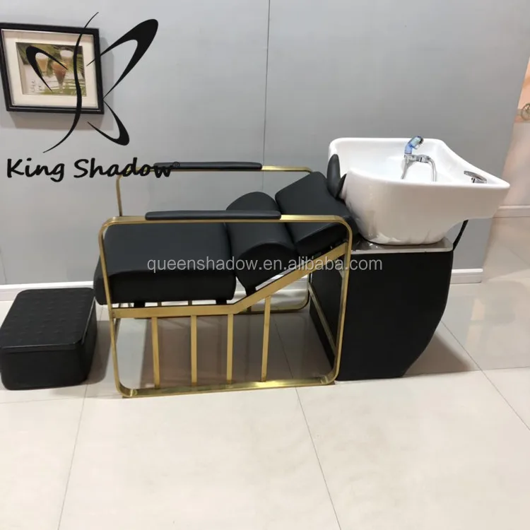 beauty salon furniture set barber basin salon hair equipment styling chair no plumbing shampoo bowl