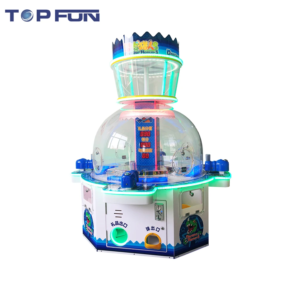 Manufacturers Supply New Arrival Coin Operated Electronic Dinosaur Hunters Machine Redemption Ticket Arcade Game Machine