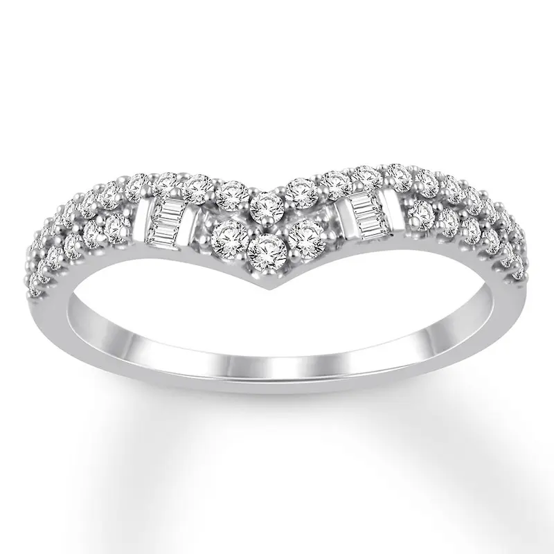 Fashion 18K Gold Plated Dainty 925 Silver Sterling Minimal Statement Diamond Chain Rings For Woman