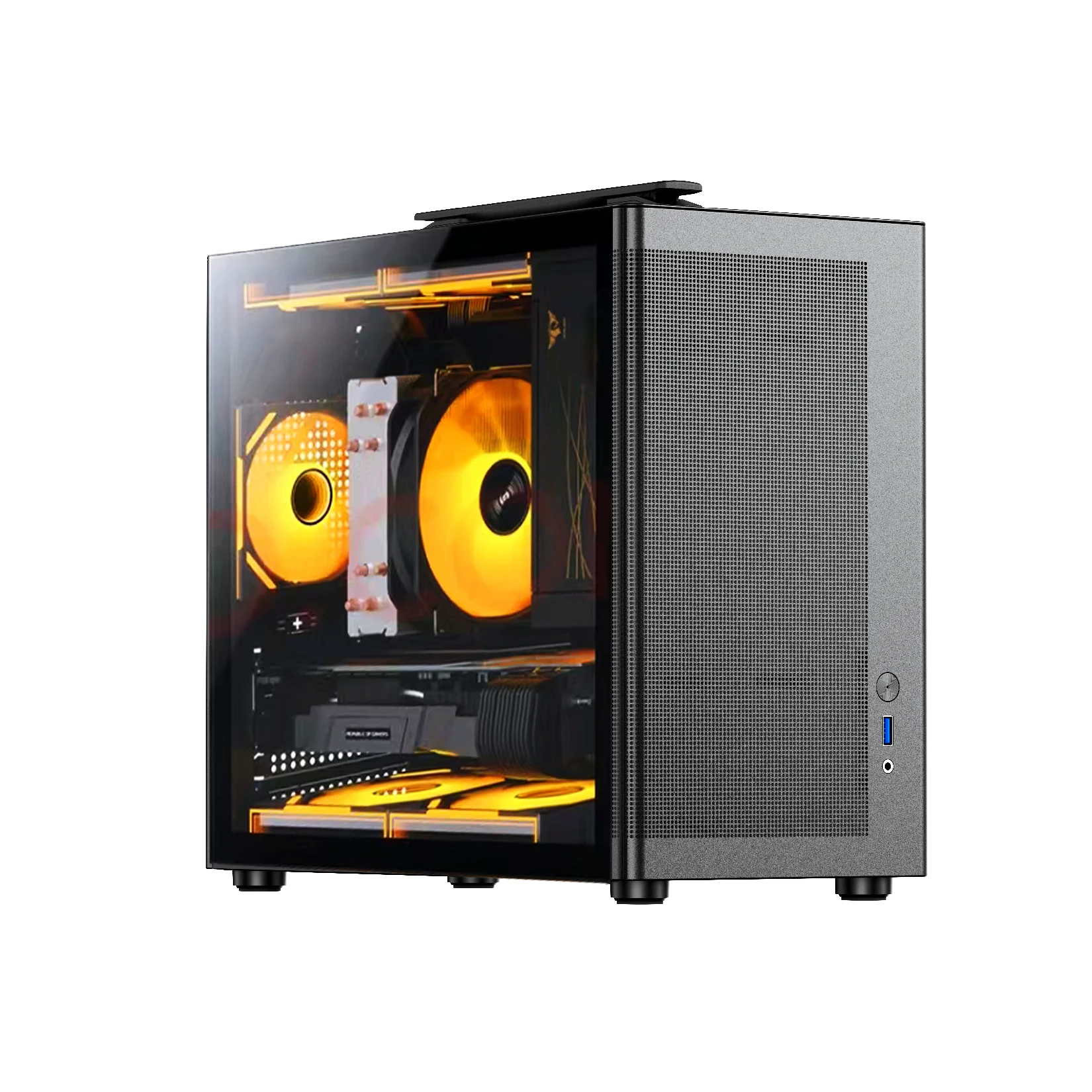 Заводская распродажа популярный дизайн корпус для компьютера Atx M-Atx чехол ПК игровые стеклянные компьютерные Чехлы и башни