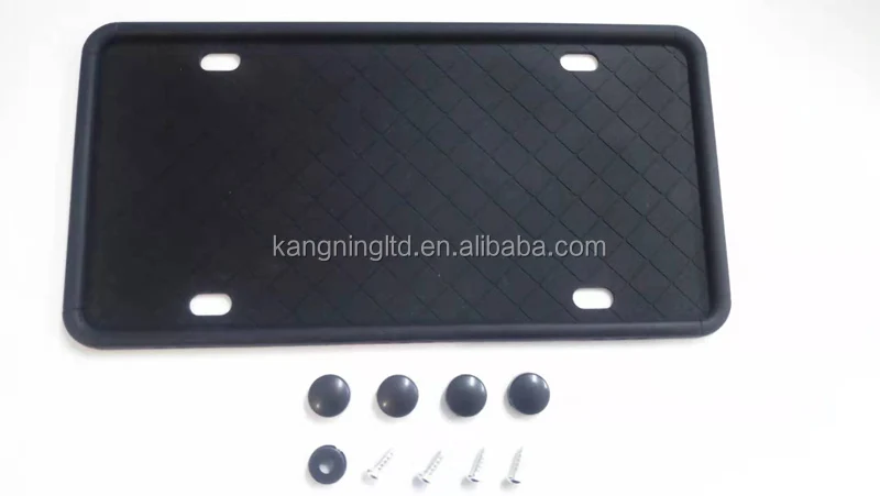 Durable Silicone License Plate Frames with 8 Screws