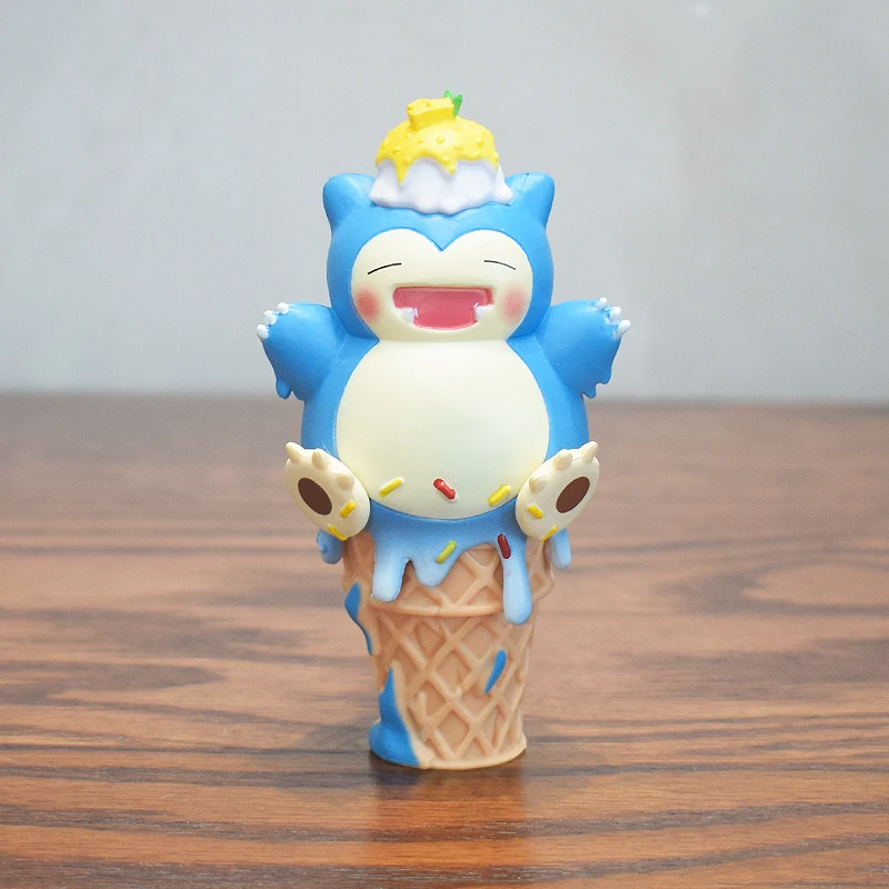 8 kinds of ice cream cones ice cream Bikachu pet little A elf wonderful frog seeds duck toy doll mold