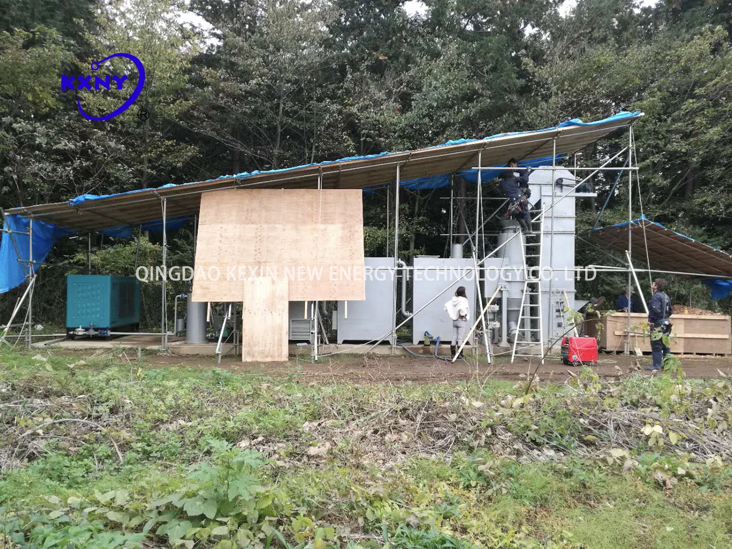 Japan project forest waste power generation, 30KW biomass gasification power generation equipment