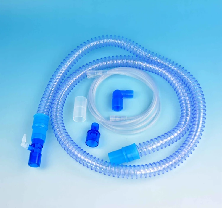 Medical Adult Noninvasive Smoothbore Breathing Circuit with Water Trap