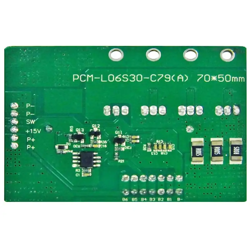 3s-6s 12V 24V C: 5a D: 30a Smart BMS Product Manufactur for 21.6V 22.2V Lithium ion Batteries 18V 19.2V LiFePO4 Battery Packs