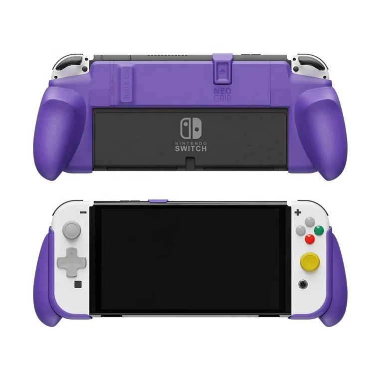 Neo Grip with Replaceable Ergonomic Grip Protective Case for Nintendo Switch OLED and Regular Switch  Accessories