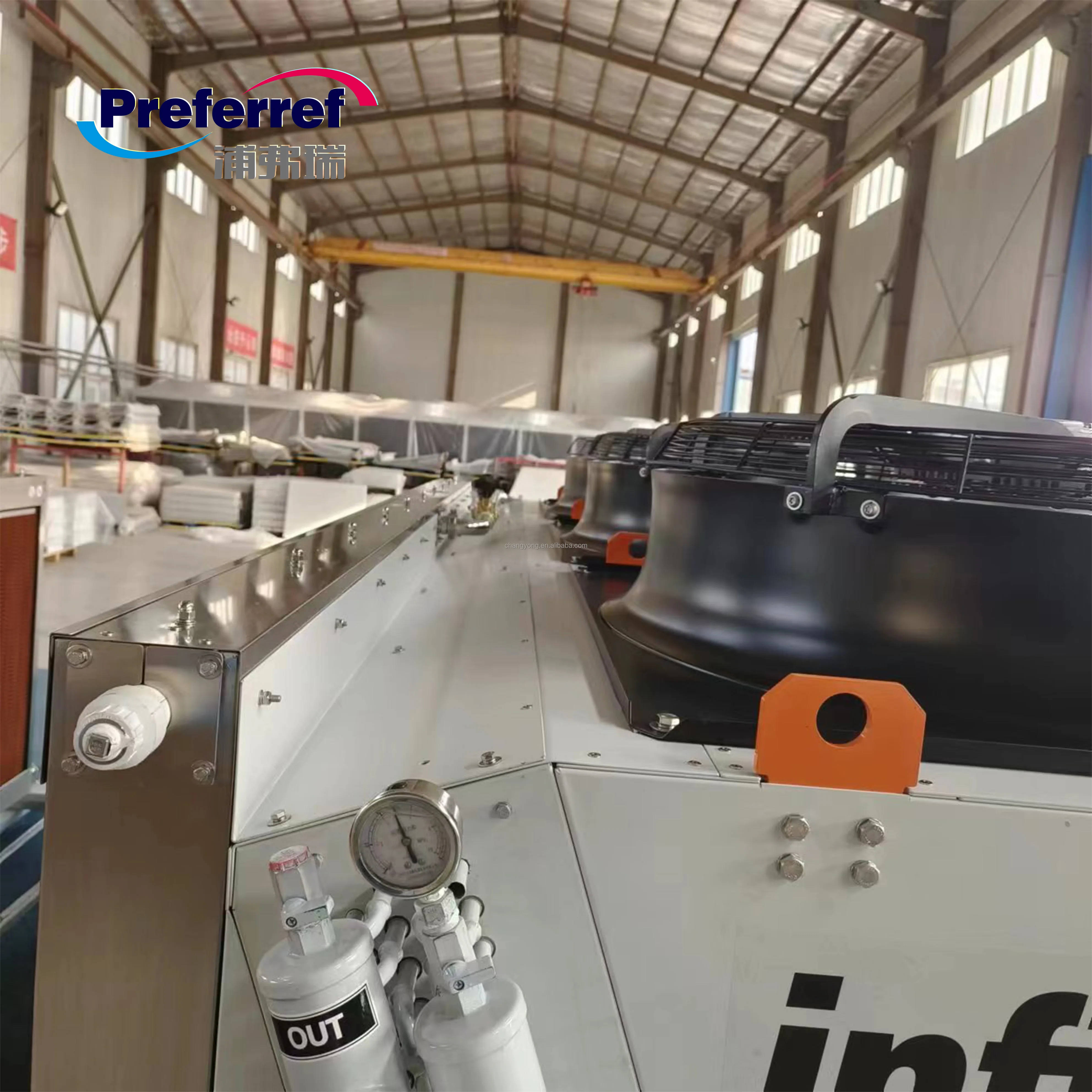 Preferref Industrial Air To Fluid Heat Exchanger 100kw Dry Cooler/cooler dry type