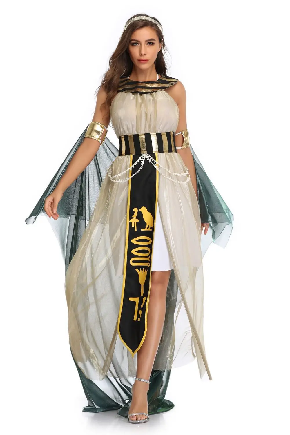 Halloween Costumes Cosplay Egypt Pharaoh Greek Goddess Stage Opera Performance Outfits