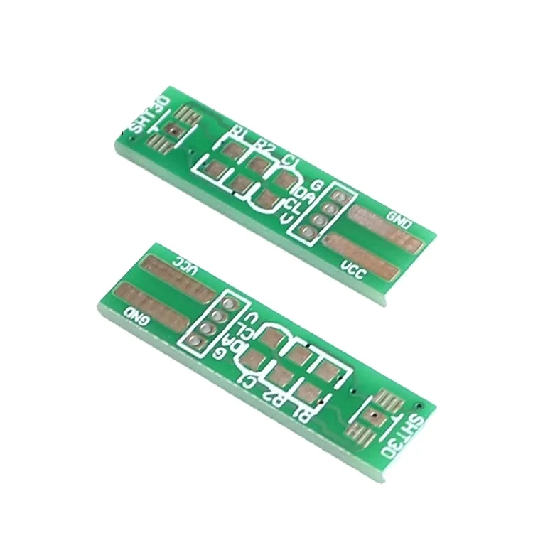 South Guan Yu датчик температуры и влажности SHT20 SHT21 SHT25 линейная плата PCB преобразование SHT30 SHT31 SHT35