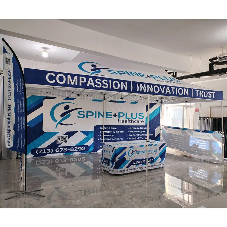 Sunshine Customized Steel Canopy Tent Advertising Pop Up Tents For Trade Show Display Events Outdoor