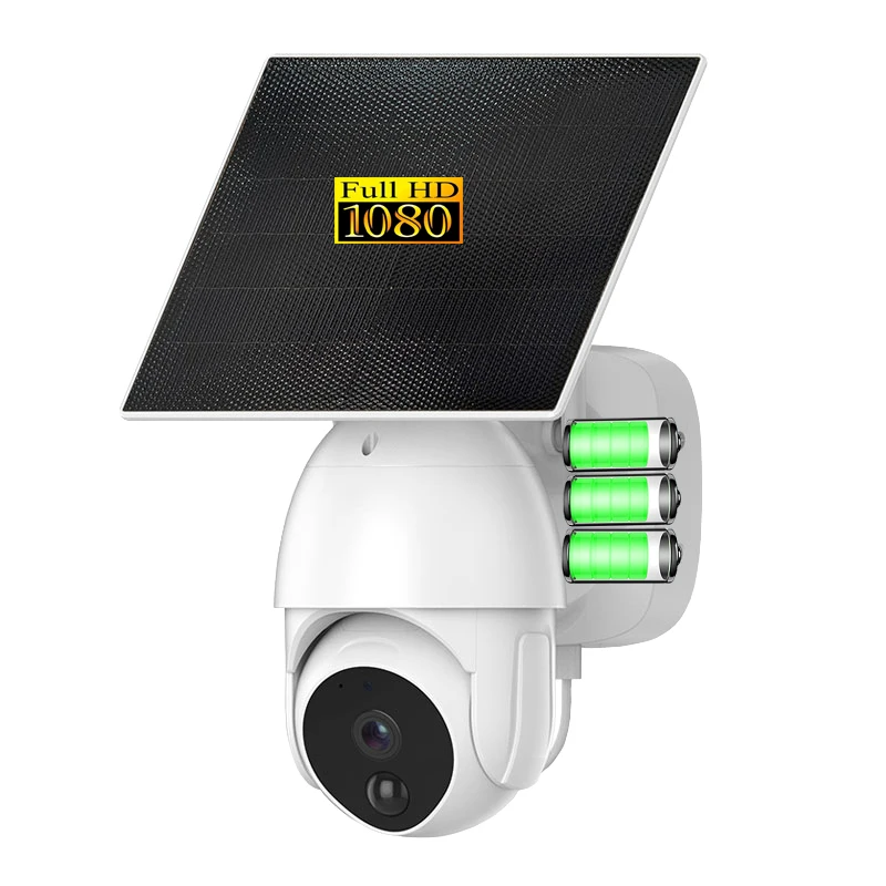 3.6mm TF card  2-Way Audio WiFi Wireless solar power camera Outdoor sim Card Slot CCTV Security IP Camera
