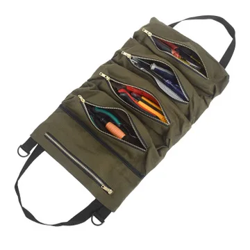
Multi-functional maintenance and installation canvas large portable storage bag electric drill bag single shoulder Bag 
