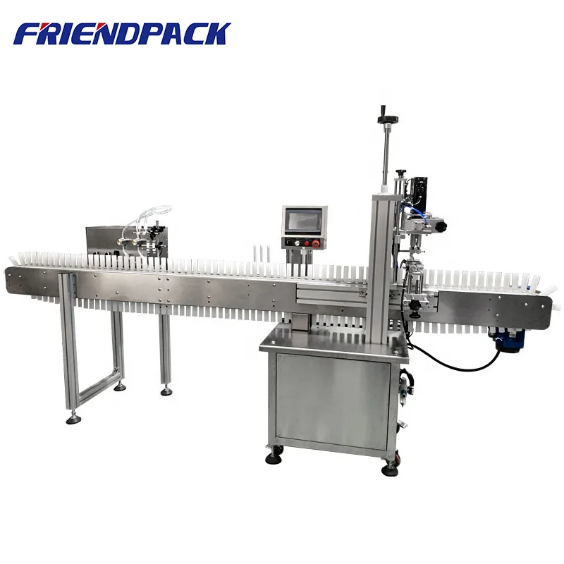Automatic filling and capping machine complete assembly  cosmetics filling packing production line