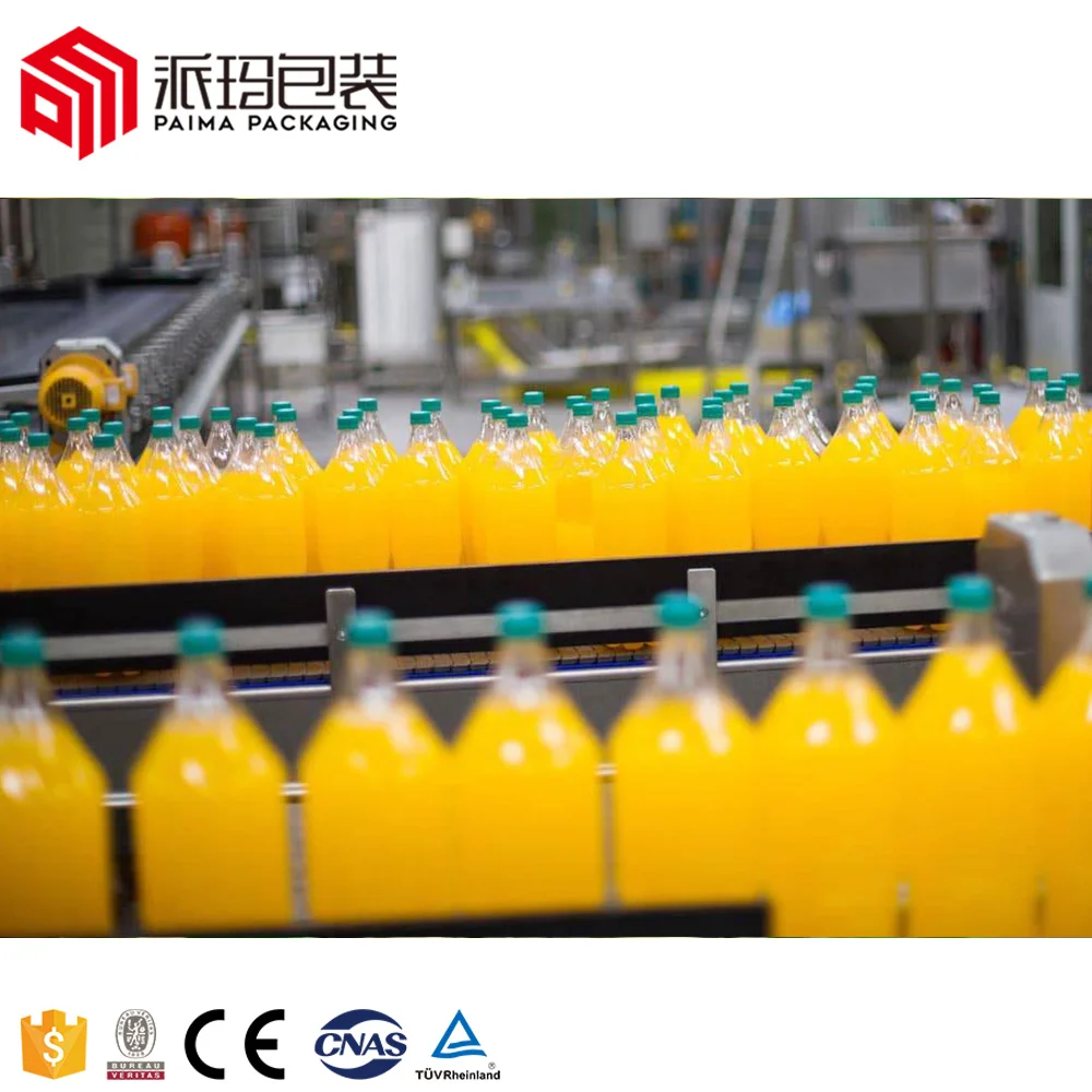 200ml plastic glass bottle sugarcane mango orange apple juice making and bottling plant full line filling machine