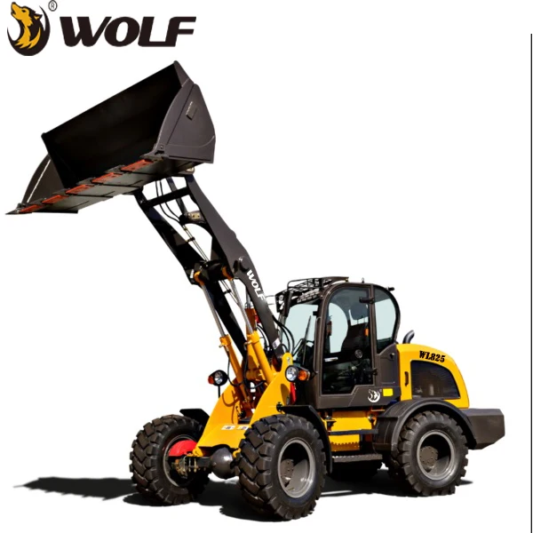 Euor5 Engine Diesel Wolf Front End loader Mini Radlader WL825 for Sale