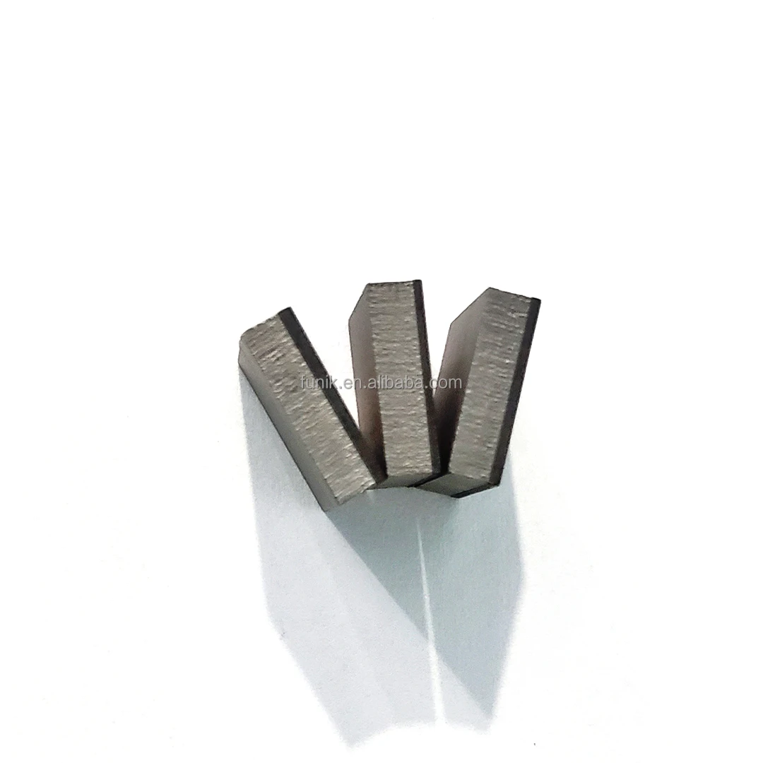 FUNIK PCD blanks and PCD tips for laterite stone cutting tools