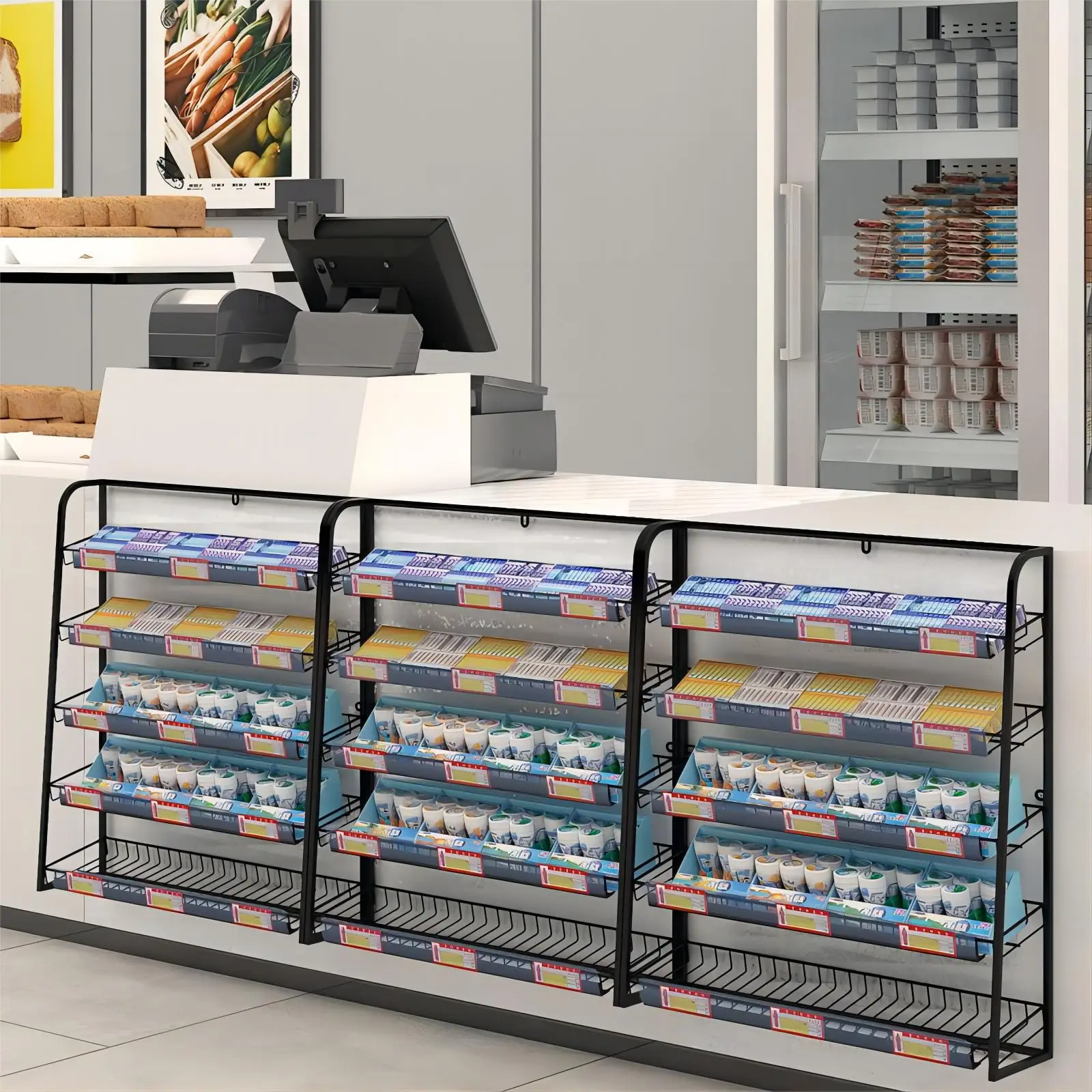 Hot Sale Storage Metal Candy Display Rack For Shop Display