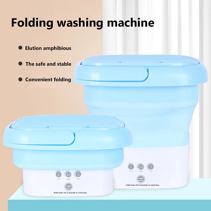 mini foldable portable  dorm room washing machine car electric washing machine