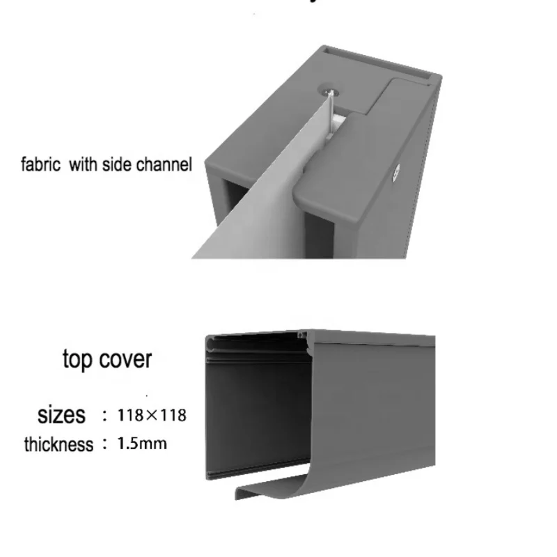 smart control exterior zip track roller blinds  with pergola