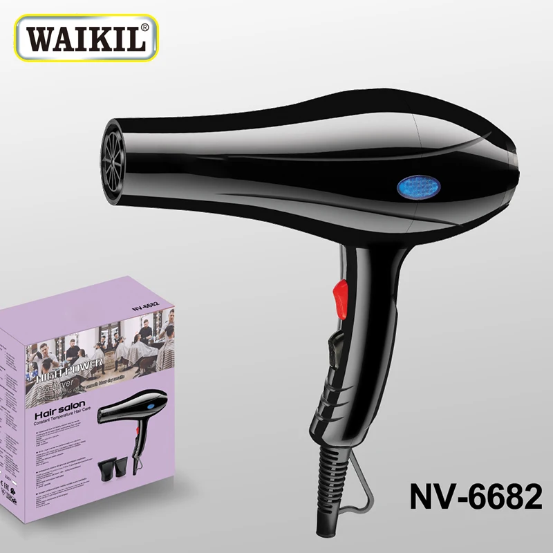 WAIKIL Wholesale Professional Salon Hair Dryer Home Hotel Electric Hair Blower Dryer Hot and Cool Wind Hand Dryer For Hair