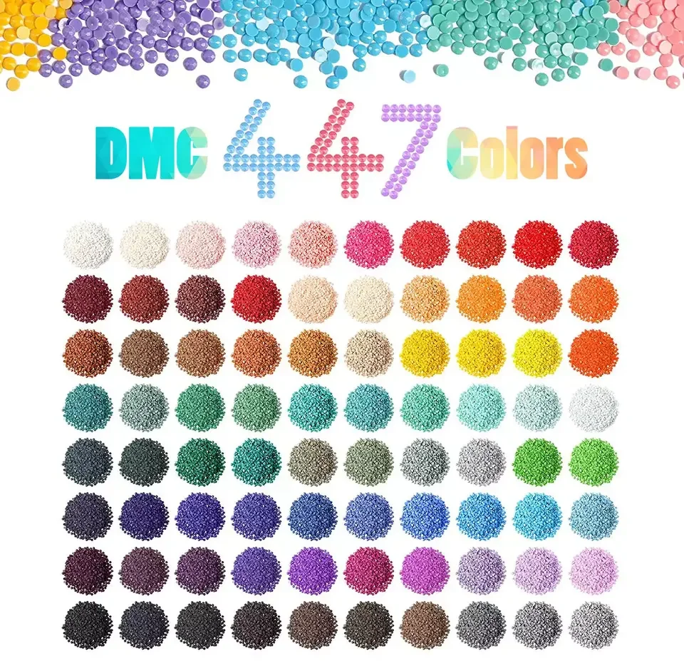 High Quality Vivid Girls And Animals Stay Together Custom Diamond Painting Anime