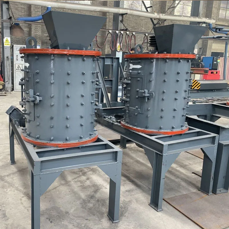 Iron Ore Plate Hammer Crusher Vertical Sand Making Machine for Basalt and River Pebble