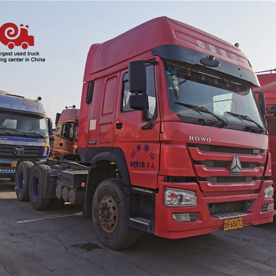Б/у трактор грузовик howo truks 6x4 головка sinotruck