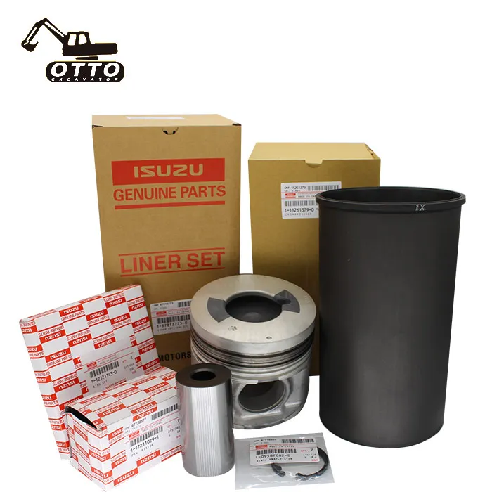 Оригинальный Вторичный рынок Китай Япония 6D102 J05E 6HK1 4HF1 комплект гильз цилиндра двигателя Isuzu для капитального ремонта 6BD1 6HH1