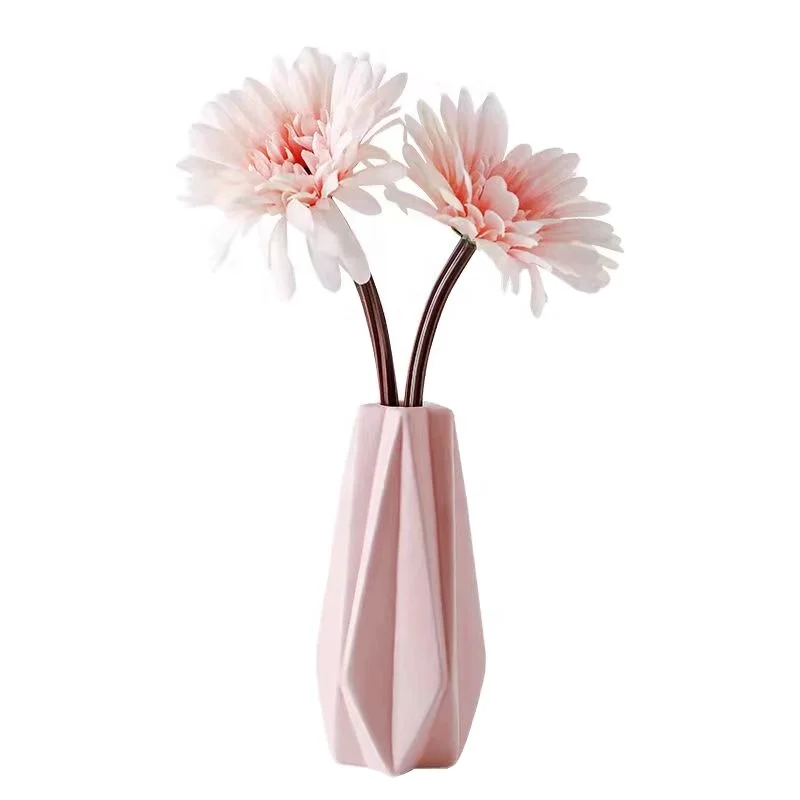Origami Crafts Waterproof Small Ceramic Flower Aromatherapy Vase for Home Decoration