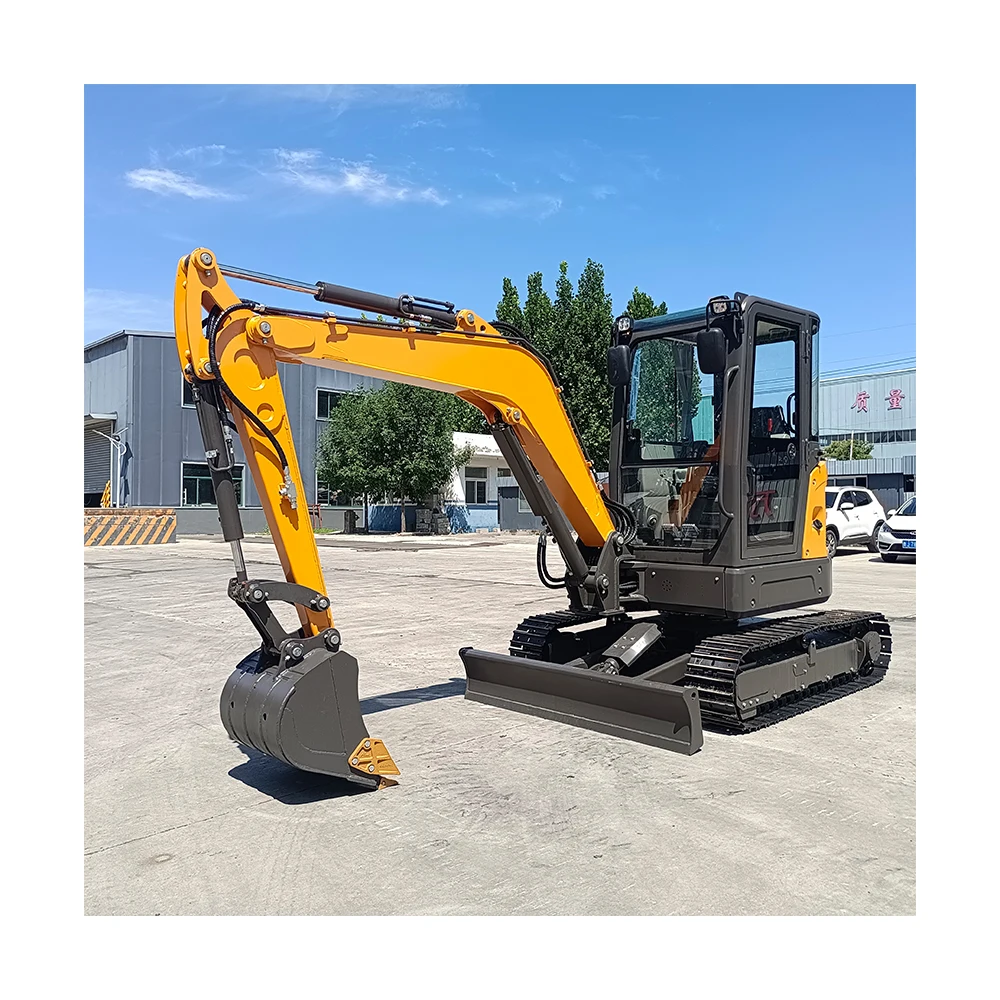 Free Shipping EPA EURO5 mini excavator 3.5 Ton Hydraulic Excavator Mini Digger Bagger Kubota Engine Excavator