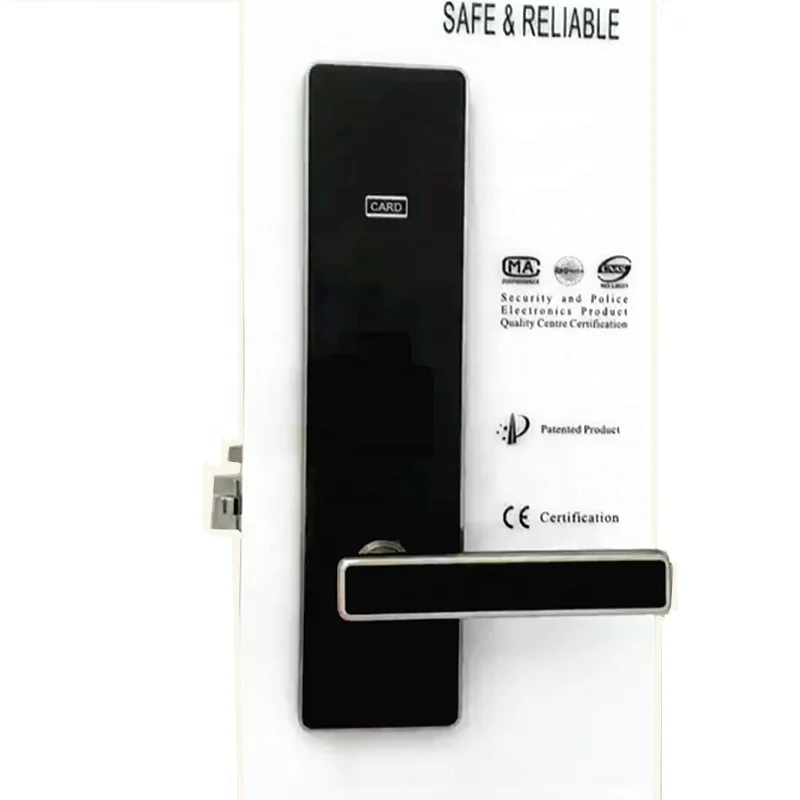 
2019 New Product High Quality 304 Stainless Steel Keyless Smart Card Hotel Door lock 