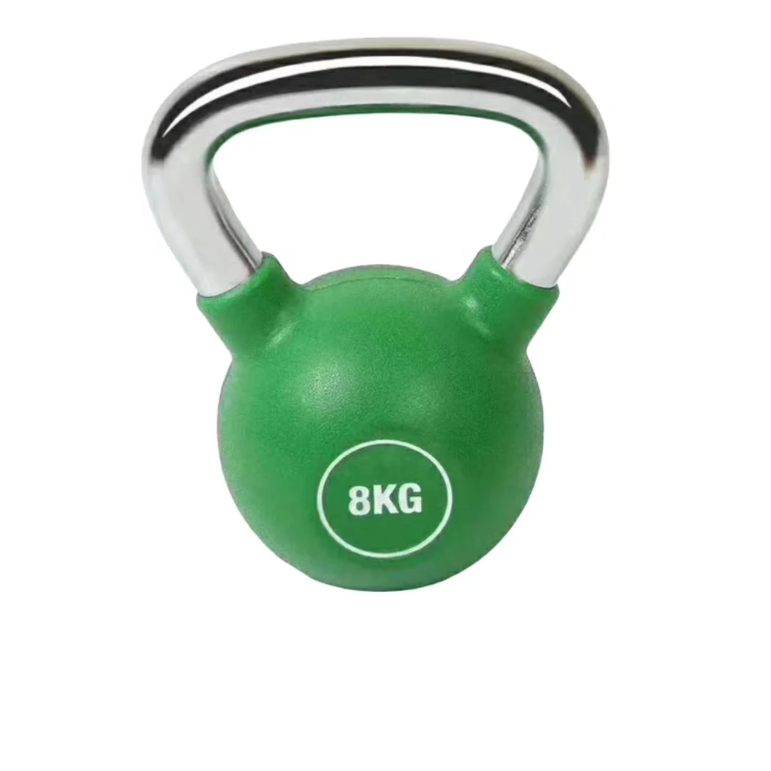 factory Custom gym fitness power exercise weight PU coated competition gorilla cast iron kettlebells wholesale