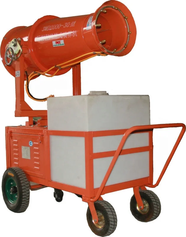 Metal Material and Sprayers Type Mist Dust Suppression System fog cannon motor pump sprayer