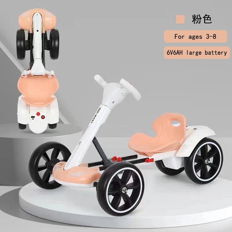 Color Light and Music Factory Hot Sale Toy Car Electric Racing Karting Cars Double Driving Big Power Pedal Karts for Adult