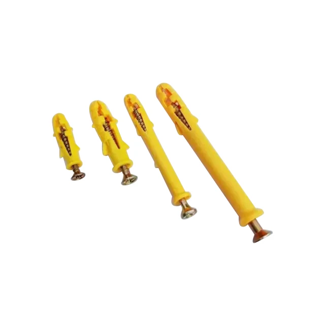 Fasteners Fish shape Plastic Expansion/Small Yellow Fish Plastic Expansion Anchor Wall Plug