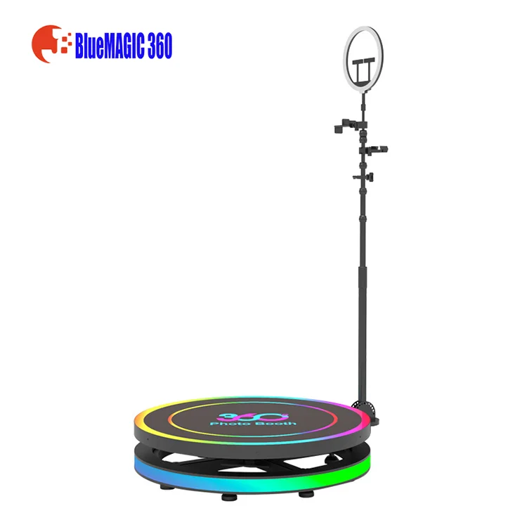Social Media Surface pro Selfie Digital Mobile Robot 360 Magic Mirror Photo Booth Kiosk for Events