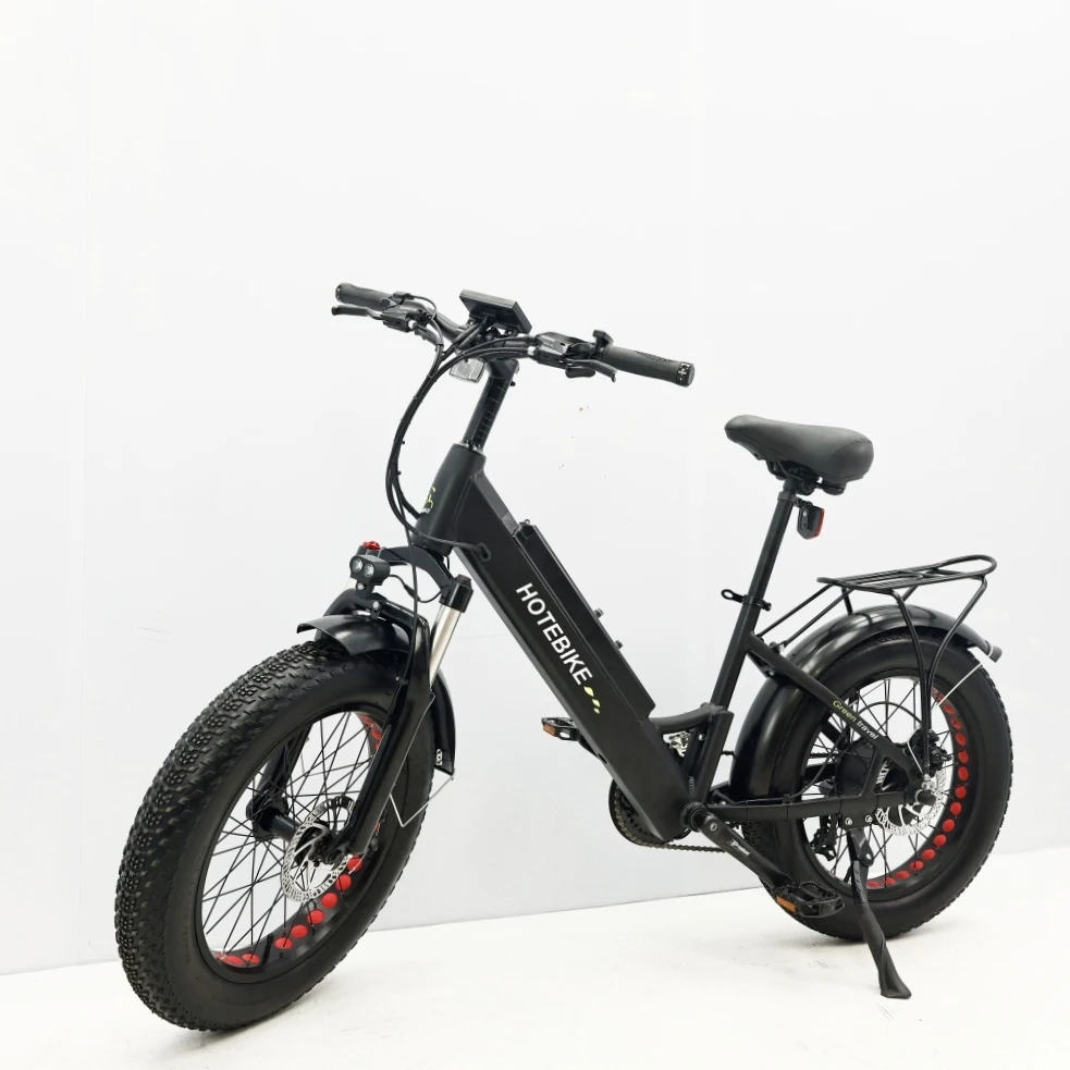HOTEBIKE big power eu warehouse e-bike 500W 750W 48v electric fat tire bike for sale e mountain bike