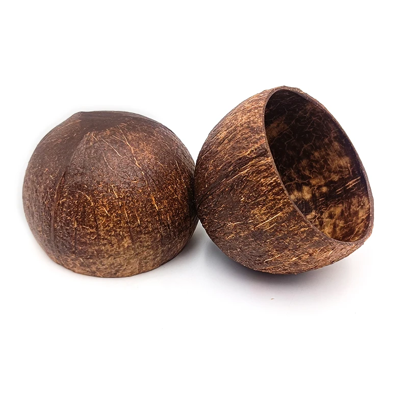 High quality coconut shell bowl for candles natural decorated shell coconut bowl on sale