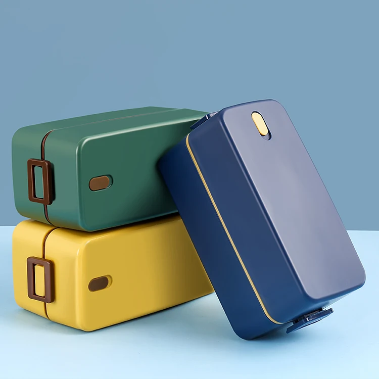 Food Container for Food Bento Box Japanese Thermal Snack Lunch Box for Kids with Compartment Leakproof Lunchbox Dinnerware