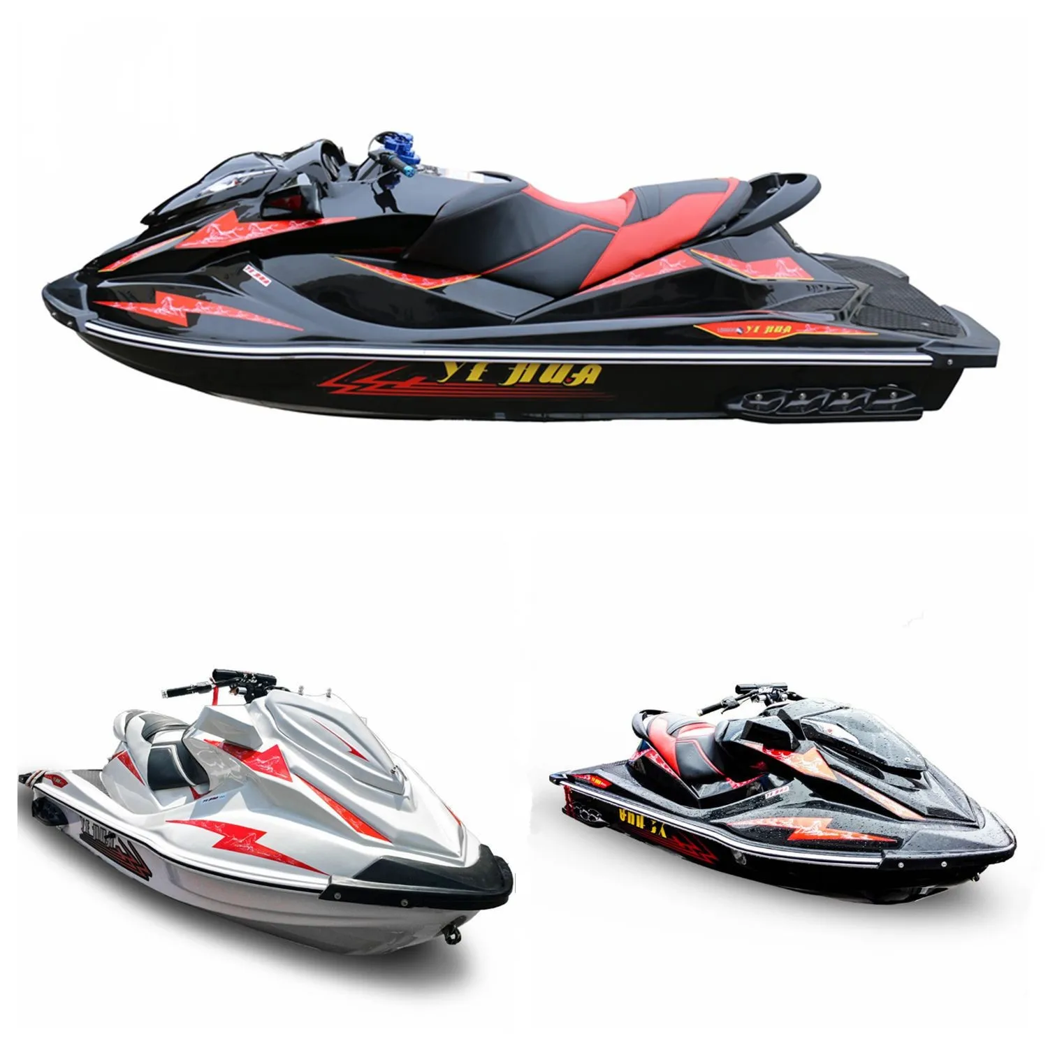 Water Sports 1300CC Fast Speed Motorboats Jet Ski Speed Boat Chinese private sailor motorbike jetski sea doo sea