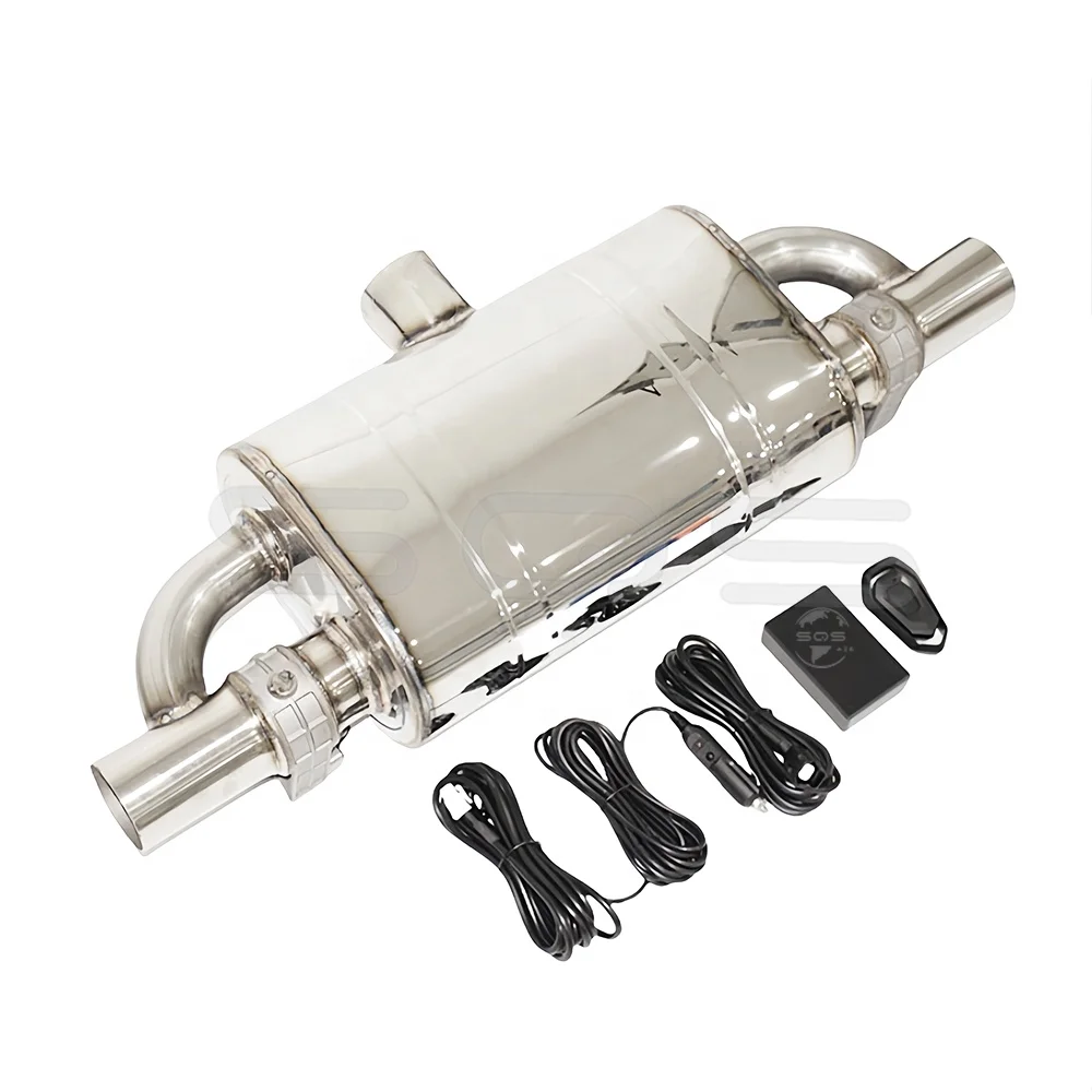 SQS High Quality Universal Stainless Steel Electronic Valve Exhaust Controller Set Remote Control Muffler Pump Silencer